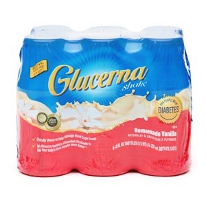 Glucerna Shake Bottle Vanilla 4 x 6 x 8 Oz