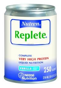 Replete Nutren Complete Nutrition Vanilla Flavor Liquid 24X250 ml