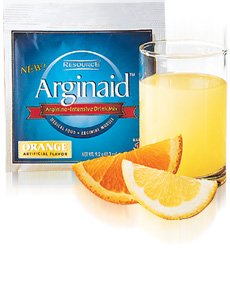 Resource Arginaid Orange Flavor 56 Single Serving Packets 56X9.2 Gm