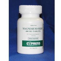 Magnesium Oxide 400 Mg Tablets 120 By Cypress Pharma