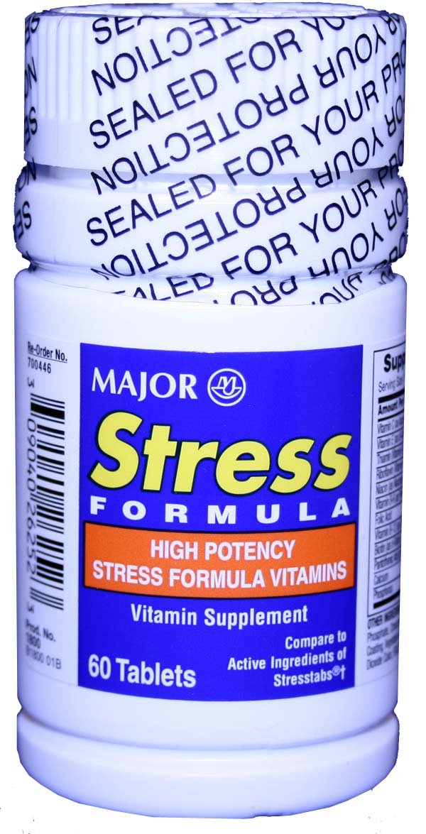 Image 0 of Stress Formula 500 Mg 60 Tablet By Major Pharmaceutical
