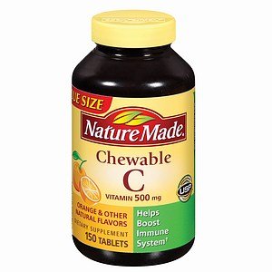 Nature Made Vitamin C 500 Mg Chew Able Tablets 100