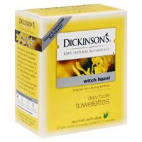 Dickinsons Witch Hazel Towelettes Pads 20 Ct