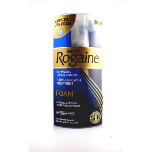 Rogaine Men Foam Unscented 1 Month 2.11 Oz