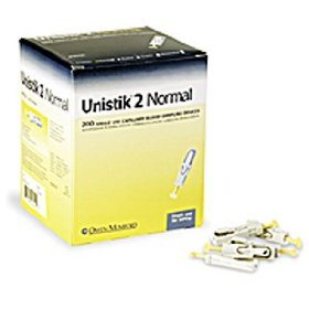 Northeast Medical Unistik 2 Regular Penetration Lancets 1 Box Case