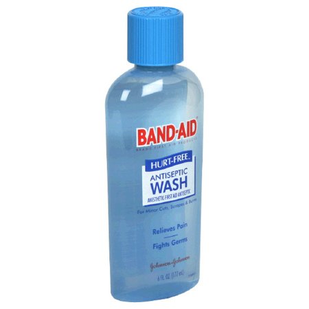 Image 0 of Band-Aid Hurt- Antiseptic Wash Liquid 6 Oz