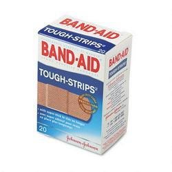 Image 0 of Band-Aid Tough-Strips Heavy Duty Fabric Adhesive Bandages 20 Ct.