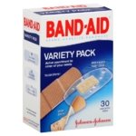 Band-Aid Variety Pack Assorted Adhesive Bandages 30 Ct.