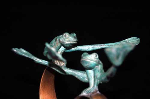 Image 1 of Frog Figurine Playful 