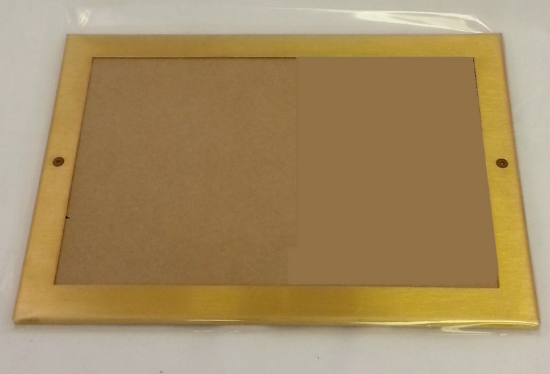 CF6X9B BRASS CERTIFICATE FRAME