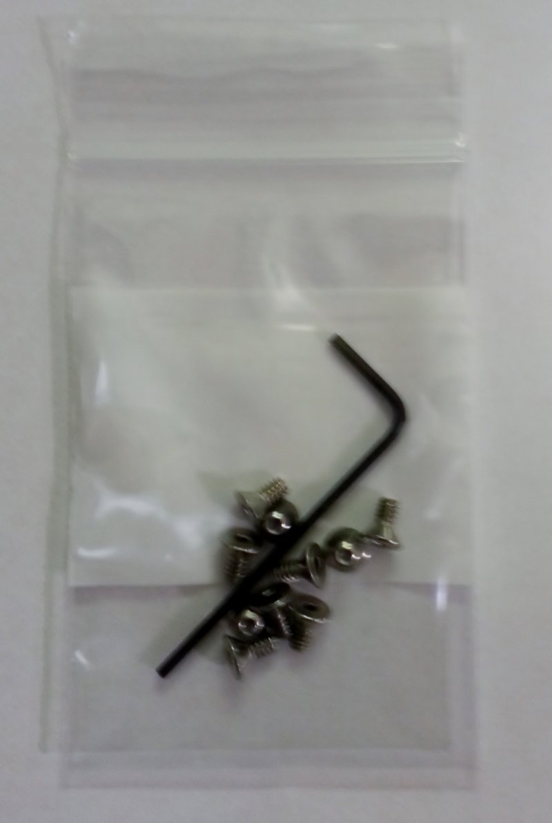 Image 0 of Pack of 10 Extra Certificate Frame Screws and Hex Key