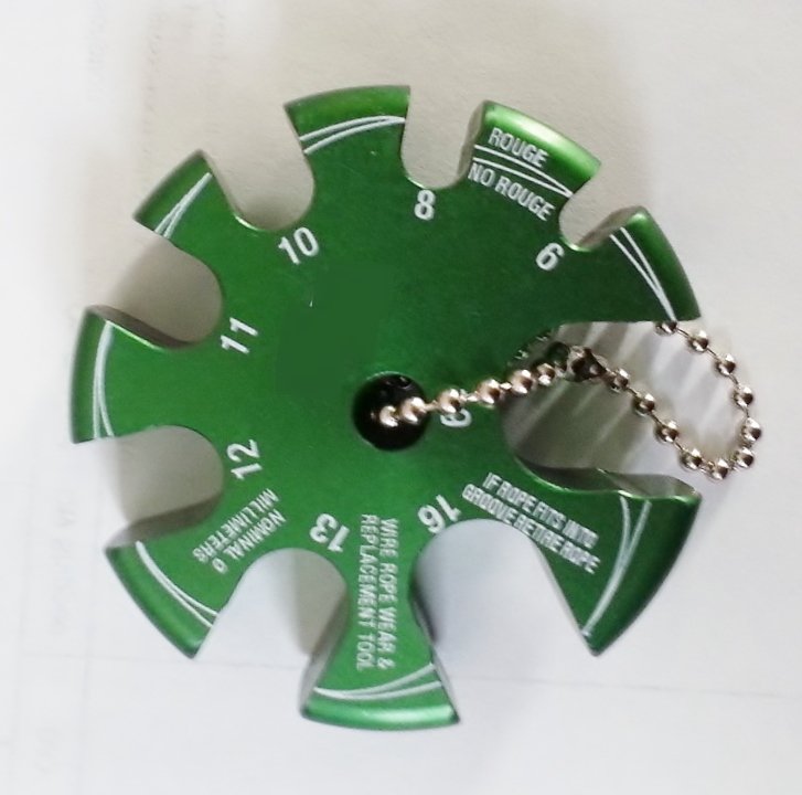 Image 1 of Wire Rope Gauge - Metric