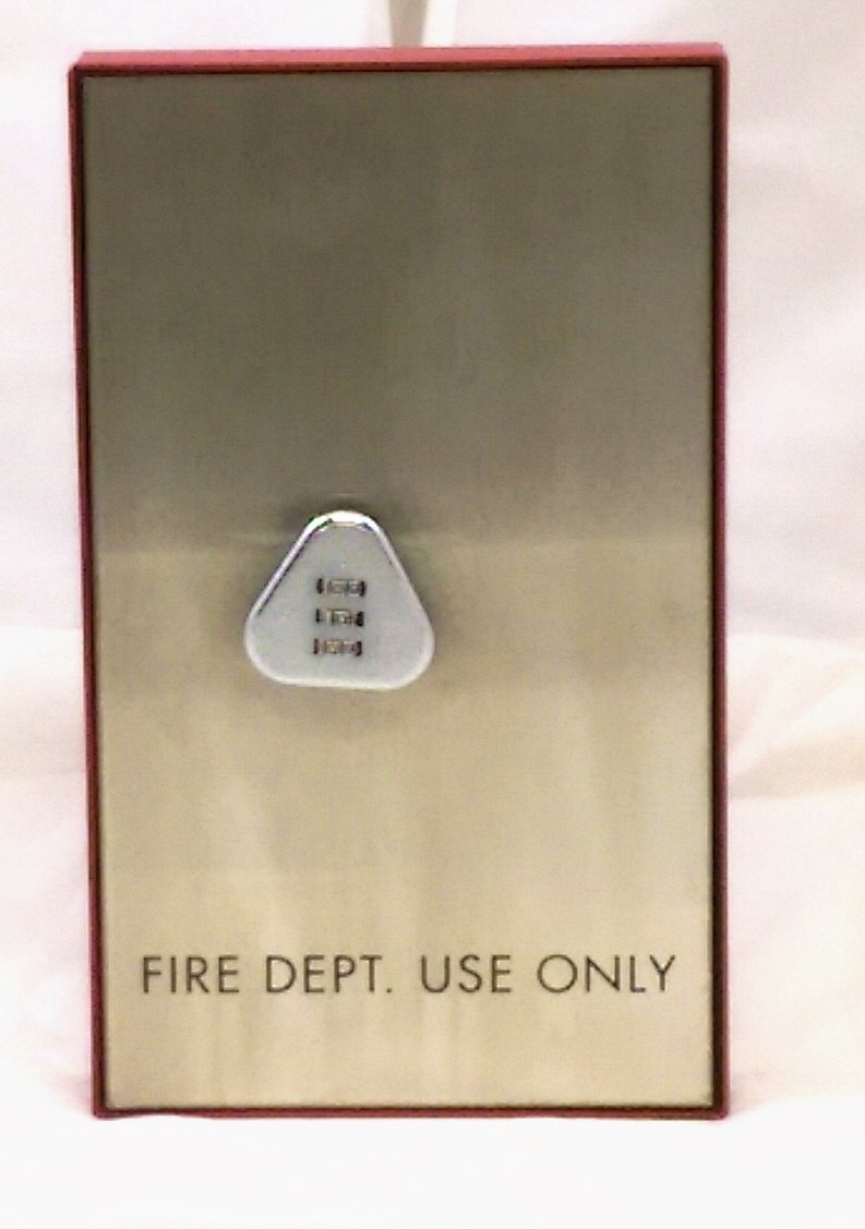 Image 0 of FSKB-COMB ELEVATOR FIRE SERVICE KEY BOX WITH COMBINATION LOCK