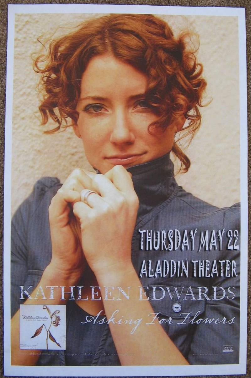 Image 0 of Edwards KATHLEEN EDWARDS 2008 Gig POSTER Portland Oregon Concert  