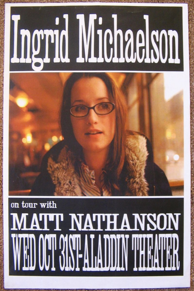 Image 0 of Michaelson INGRID MICHAELSON 2007 Gig POSTER Portland Oregon Concert 