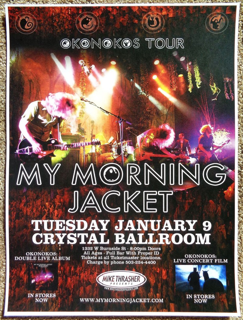 Image 0 of MY MORNING JACKET 2007 Gig POSTER Portland Oregon Concert 