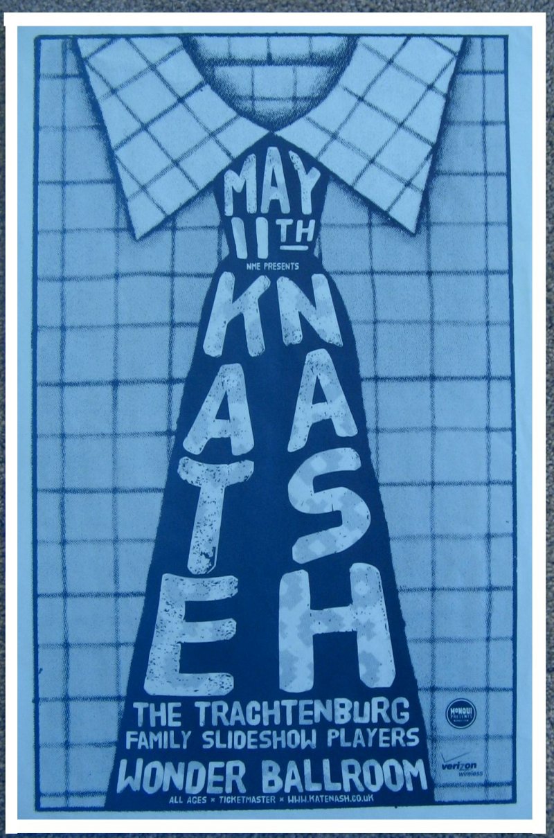 Image 0 of Nash KATE NASH 2008 Gig POSTER Portland Oregon Concert 