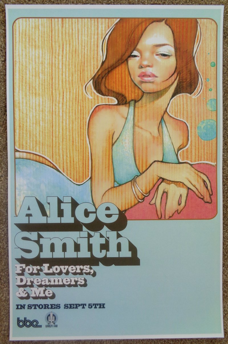 Image 0 of Smith ALICE SMITH Album POSTER For Lovers Dreamers & Me 