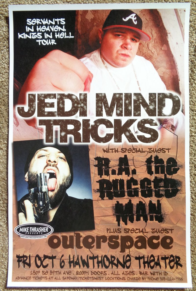 Image 0 of JEDI MIND TRICKS 2006 Gig POSTER Portland Oregon Concert 