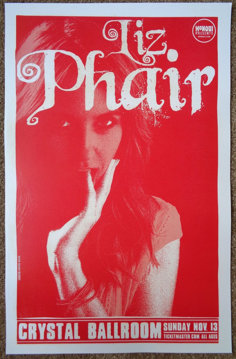 Image 0 of Phair LIZ PHAIR 2005 Gig POSTER Portland Oregon Concert