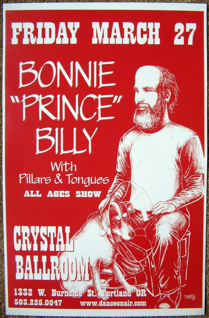 Image 0 of BONNIE PRINCE BILLY 2009 Gig POSTER Portland Oregon Concert 