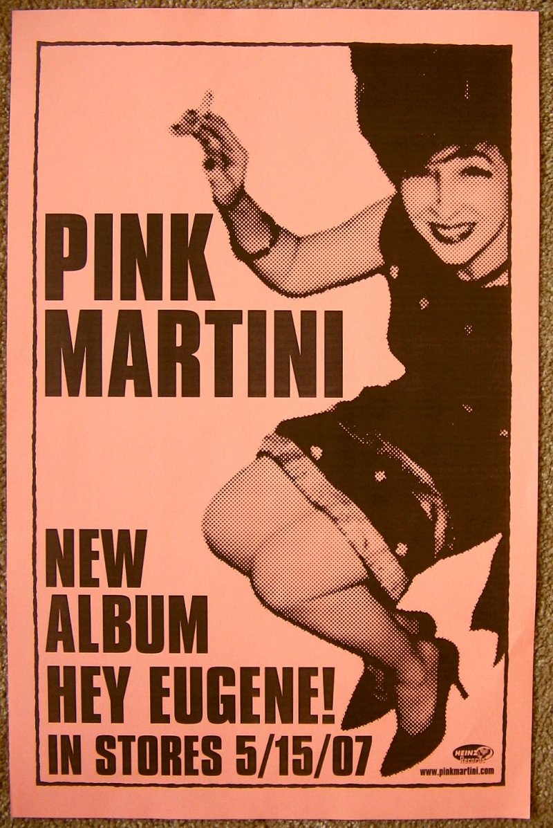 Image 0 of PINK MARTINI Album 2007 POSTER Hey Eugene!