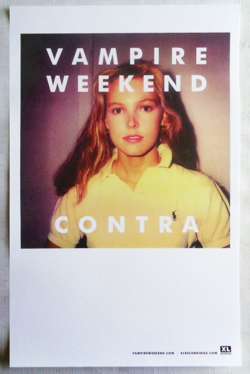 VAMPIRE WEEKEND Contra Album POSTER