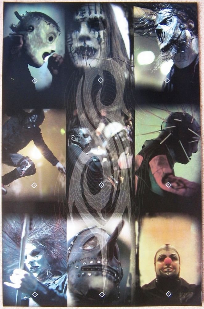 Image 1 of SLIPKNOT Live At Download (Sic)nesses 2-Sided 11x17 POSTER