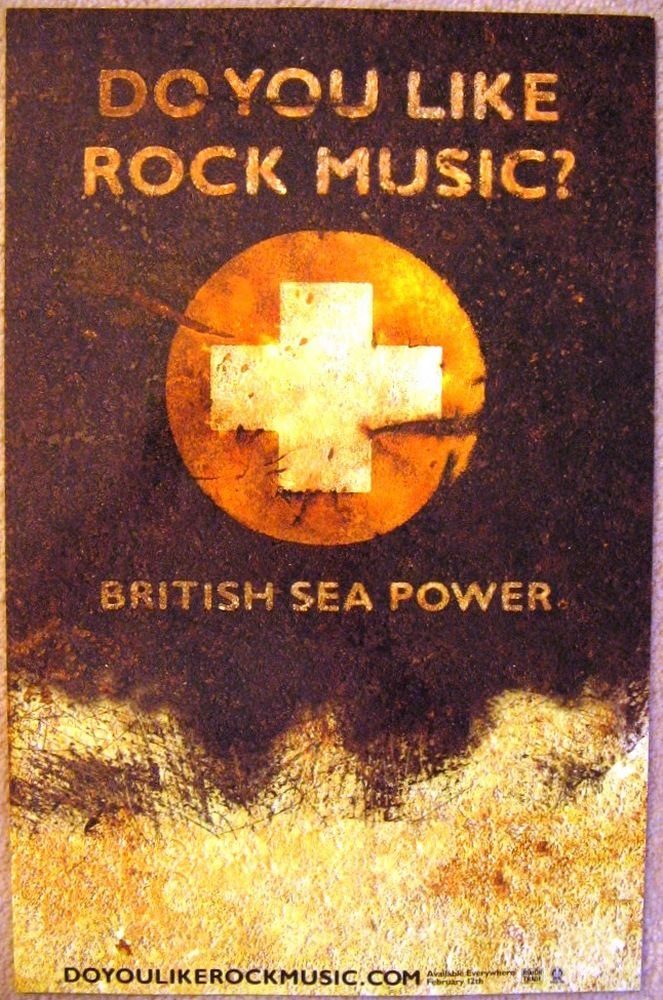 BRITISH SEA POWER 2008 Do You Like Rock Music? Album 11x17 POSTER