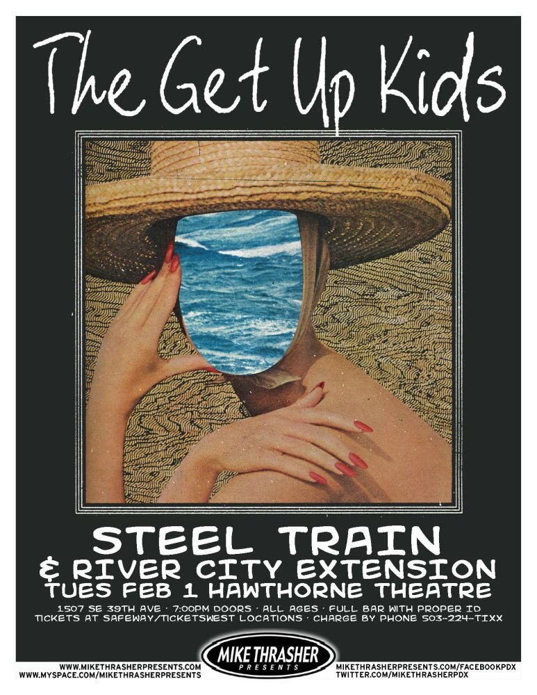 Image 0 of GET UP KIDS 2011 Gig POSTER Portland Oregon Concert 