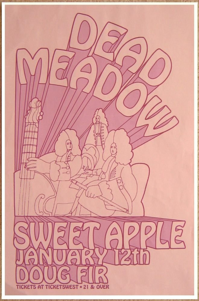 Image 0 of DEAD MEADOW 2011 Gig POSTER Portland Oregon Concert 