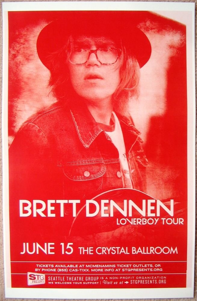 Image 0 of Dennen BRETT DENNEN 2011 Gig POSTER Portland Oregon Concert 