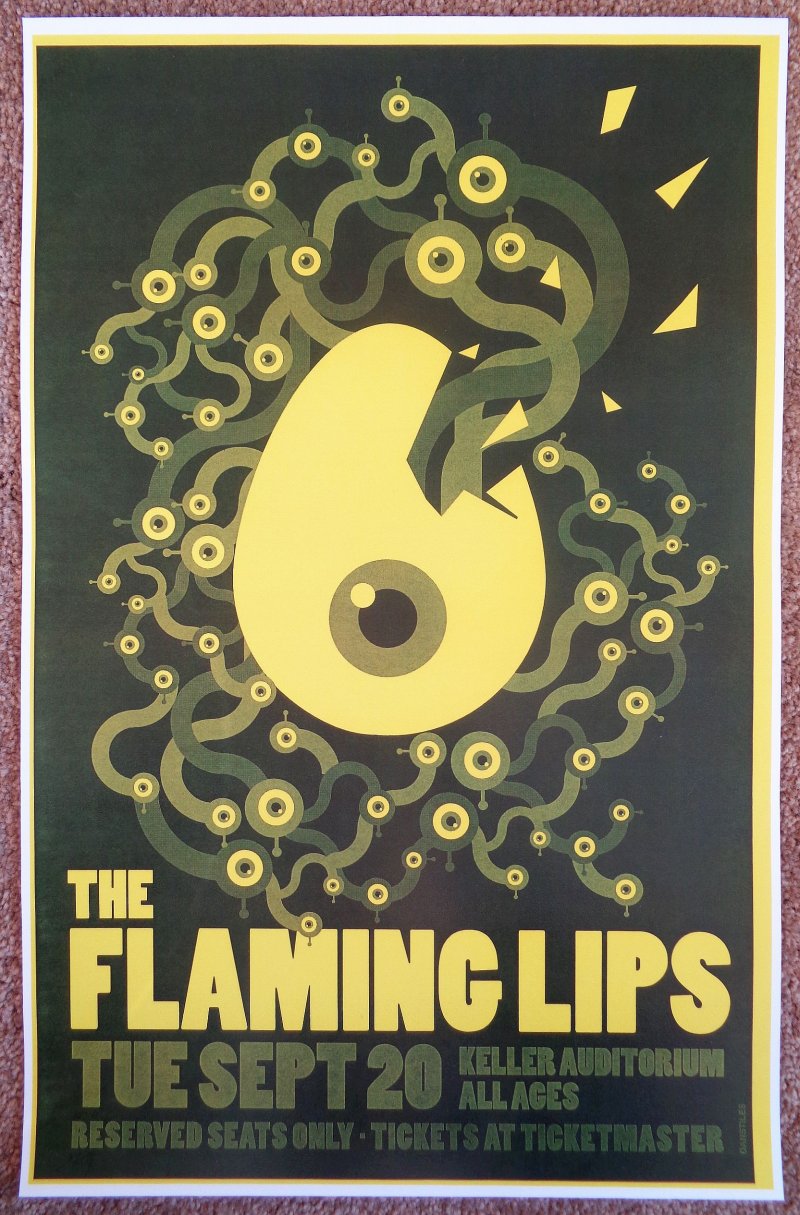 Image 0 of FLAMING LIPS 2011 Gig POSTER Portland Oregon Concert