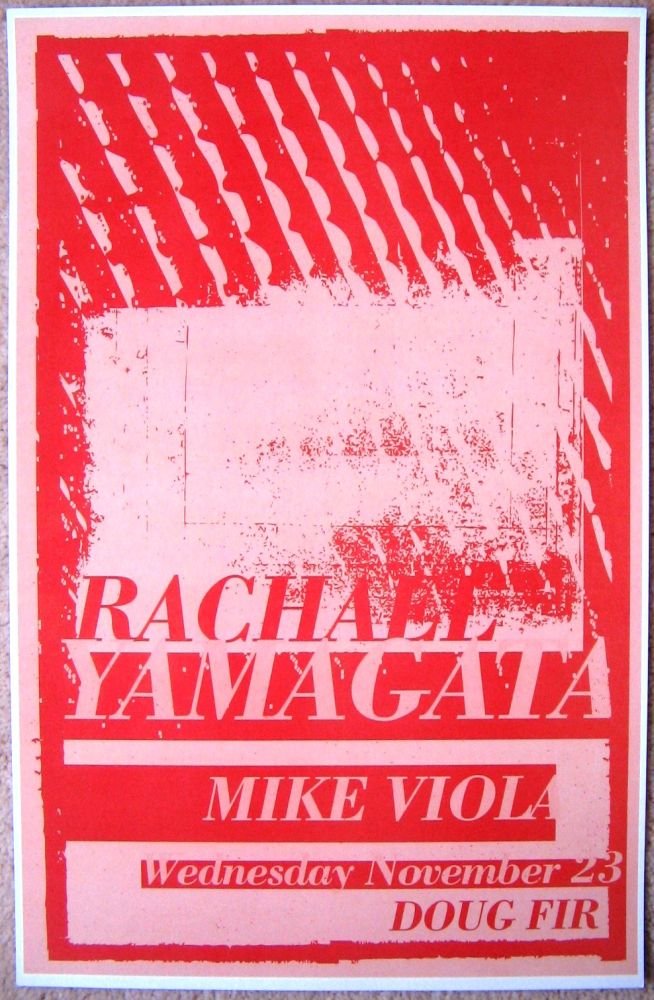 Image 0 of Yamagata RACHAEL YAMAGATA 2011 Gig POSTER Portland Oregon Concert
