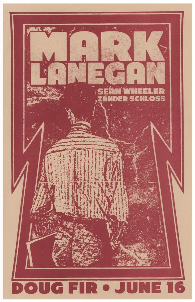 Image 0 of Lanegan MARK LANEGAN of Screaming Trees 2011 Gig POSTER Portland Oregon Concert