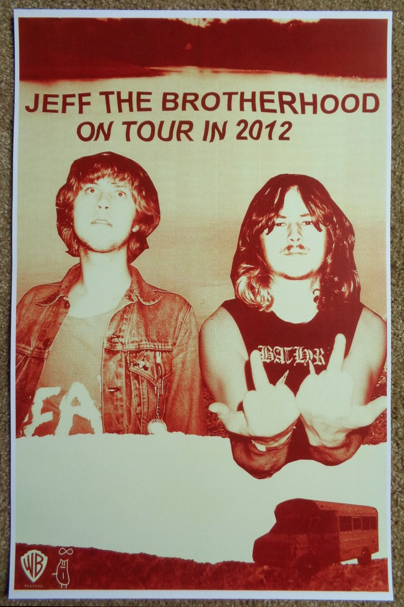 Image 0 of JEFF THE BROTHERHOOD 2012 Tour POSTER Gig Concert