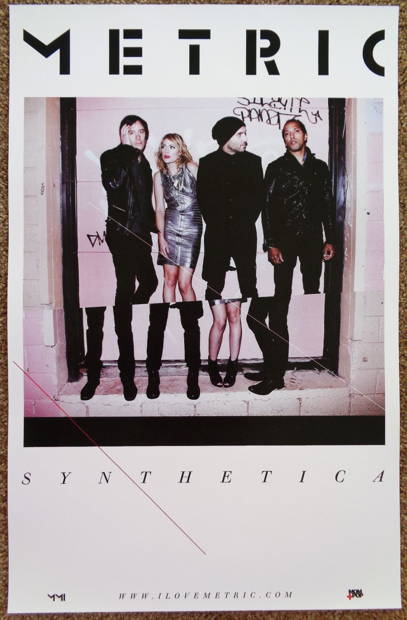 Image 0 of METRIC Synthetica 2012 POSTER