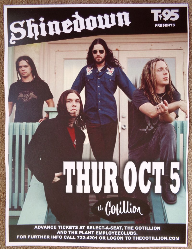 Image 0 of SHINEDOWN 2006 Gig POSTER Wichita Kansas Concert 