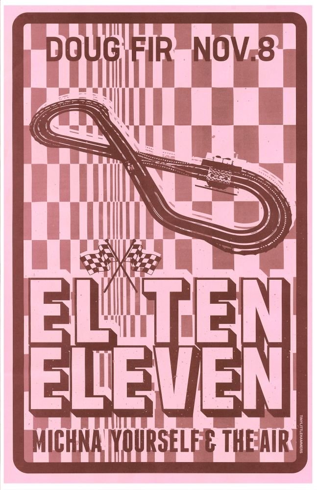 Image 0 of EL TEN ELEVEN 2012 Gig POSTER Portland Oregon Concert 