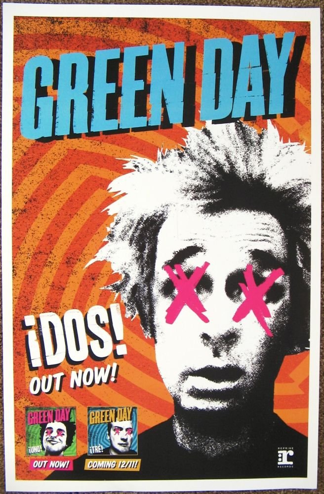 Image 0 of GREEN DAY Album POSTER I Dos 11x17