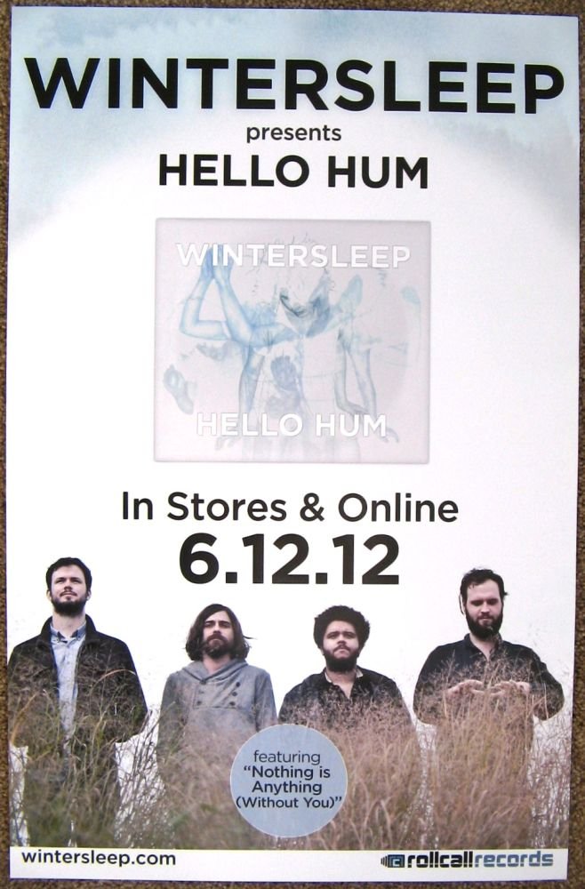 Image 0 of WINTERSLEEP Hello Hum POSTER 11x17