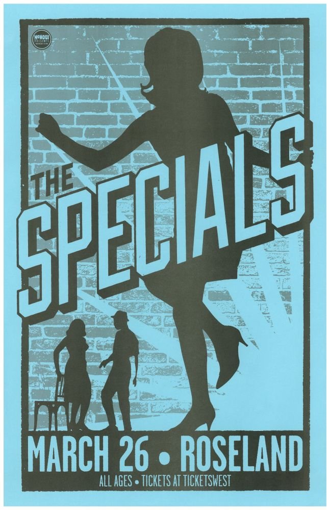 Image 0 of Specials THE SPECIALS 2013 Gig POSTER Portland Oregon Concert