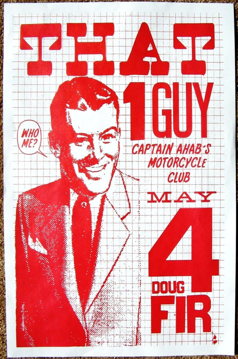 Image 0 of THAT 1 GUY 2013 Gig POSTER Portland Oregon Concert