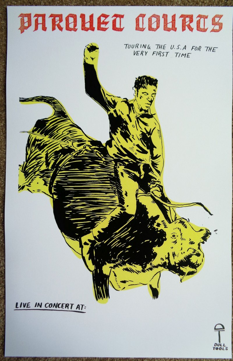 Image 0 of PARQUET COURTS 2013 Tour POSTER Gig USA Concert 