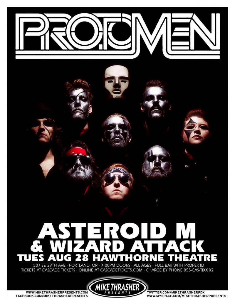 Image 0 of Protomen THE PROTOMEN 2012 Gig POSTER Portland Oregon Concert