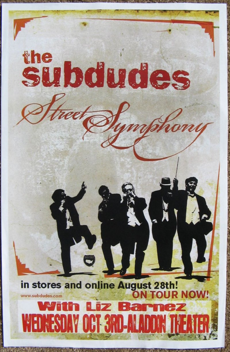 Image 0 of SUBDUDES 2007 Gig POSTER Portland Oregon Concert