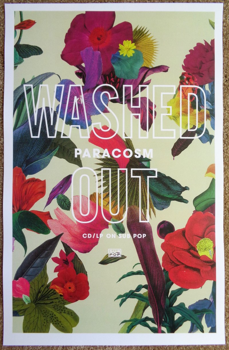 Image 0 of WASHED OUT Album POSTER Paracosm 11 x 17