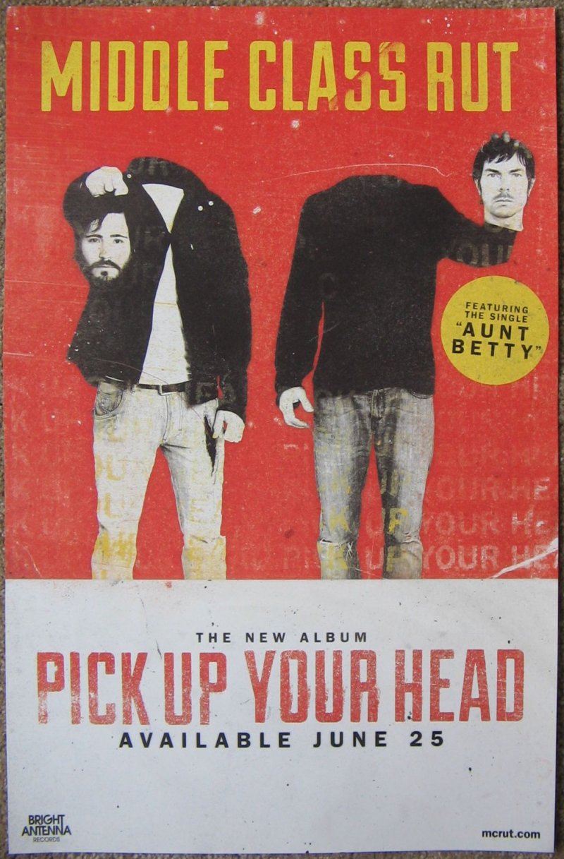 Image 0 of MIDDLE CLASS RUT Album POSTER Pick Up Your Head 11x17