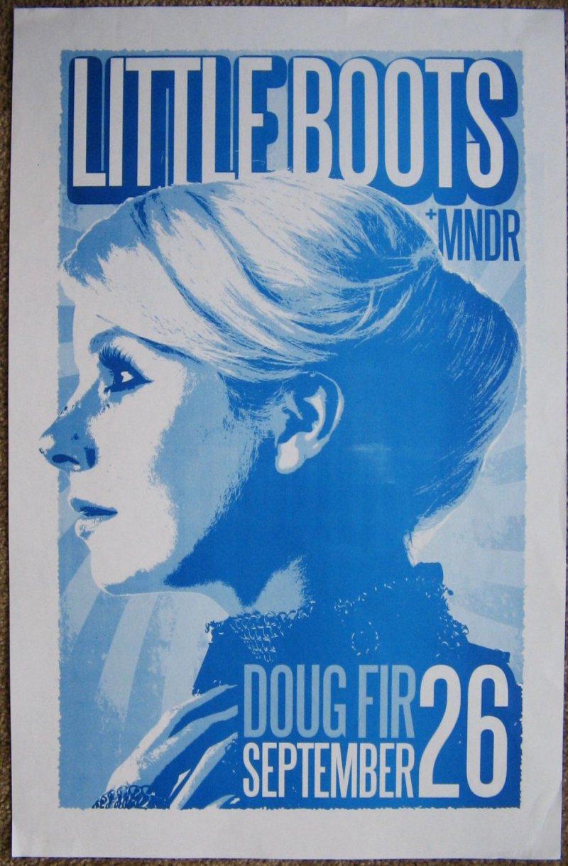 Image 0 of LITTLE BOOTS 2013 Gig POSTER Portland Oregon Concert