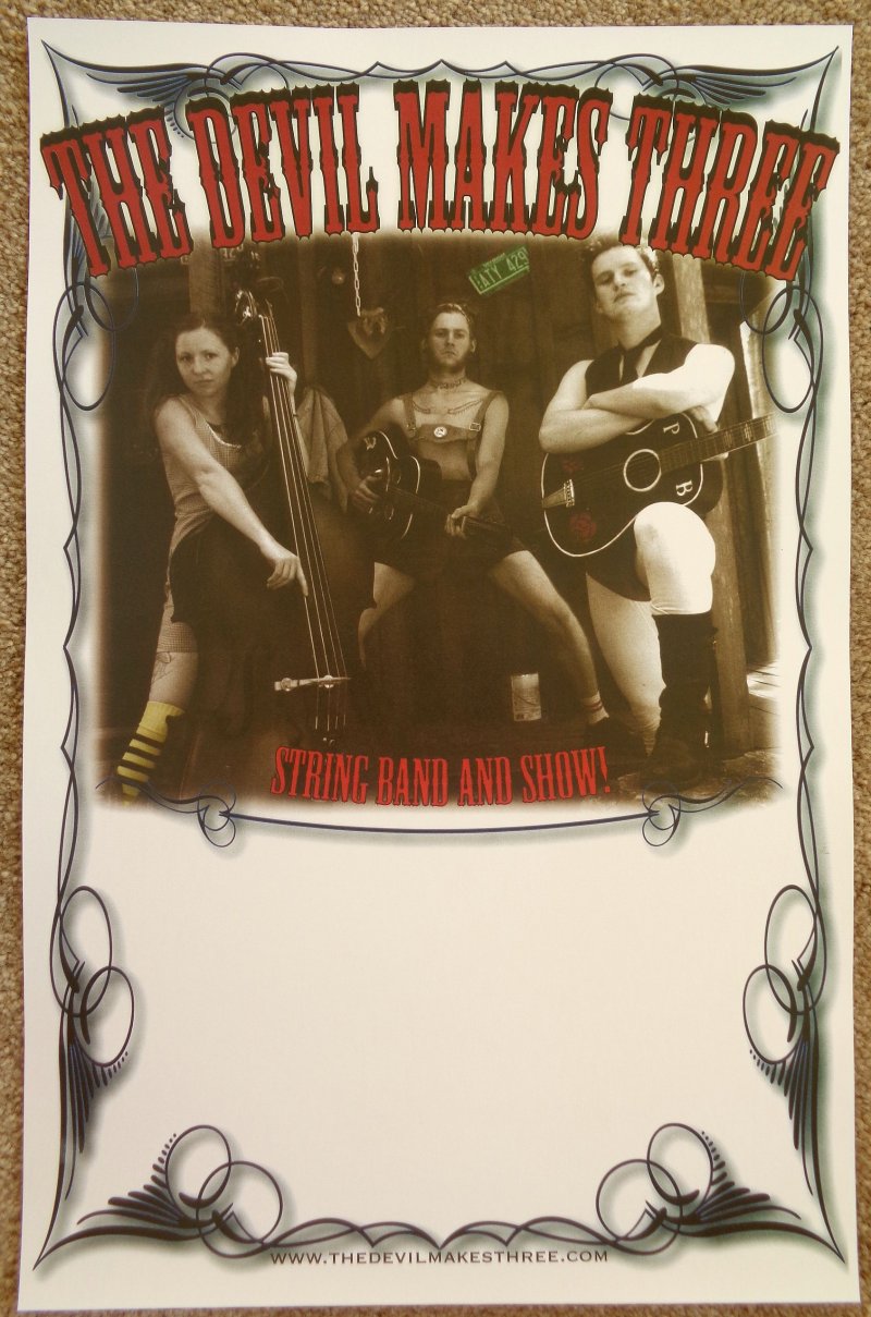 Image 0 of DEVIL MAKES THREE 2005 POSTER Music Advertising